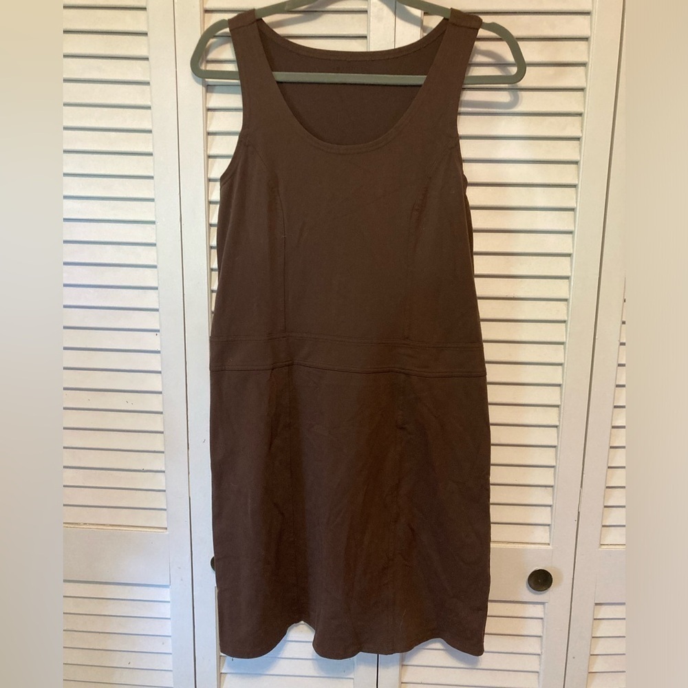 Athleta Brown Tank Mini Dress Size Small